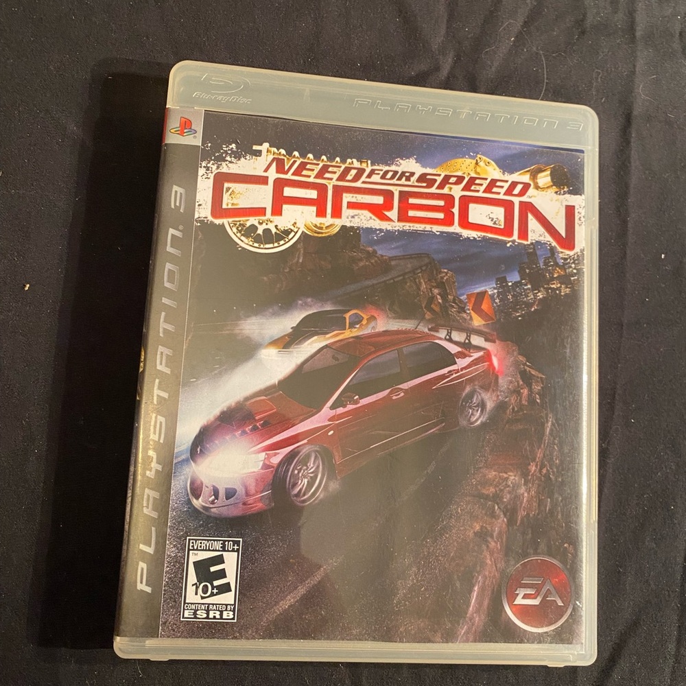 Sony PlayStation 3 Need for Speed Carbon - Red Cover Art